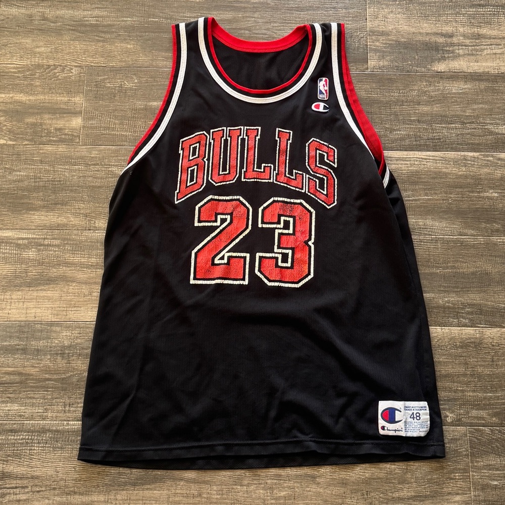 Vintage vtg champion NBA Chicago bulls Michael Jordan Jersey 48 XL